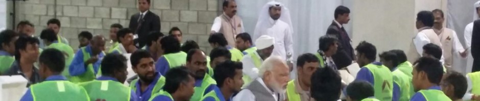PM Modi-Qatar workers