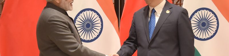 The Prime Minister, Shri Narendra Modi meeting the President of the Peoples Republic of China, Mr. Xi Jinping, on the sidelines of the 9th BRICS Summit, in Xiamen, China on September 05, 2017.